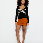 Blusa Transpasse Meia-Lua