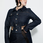 Jaqueta Jeans Corset