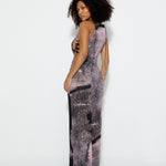 Vestido Cutout Estampado