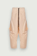 Calça Cargo Elástico Duplo Bege Karoline Vitto, vista frontal