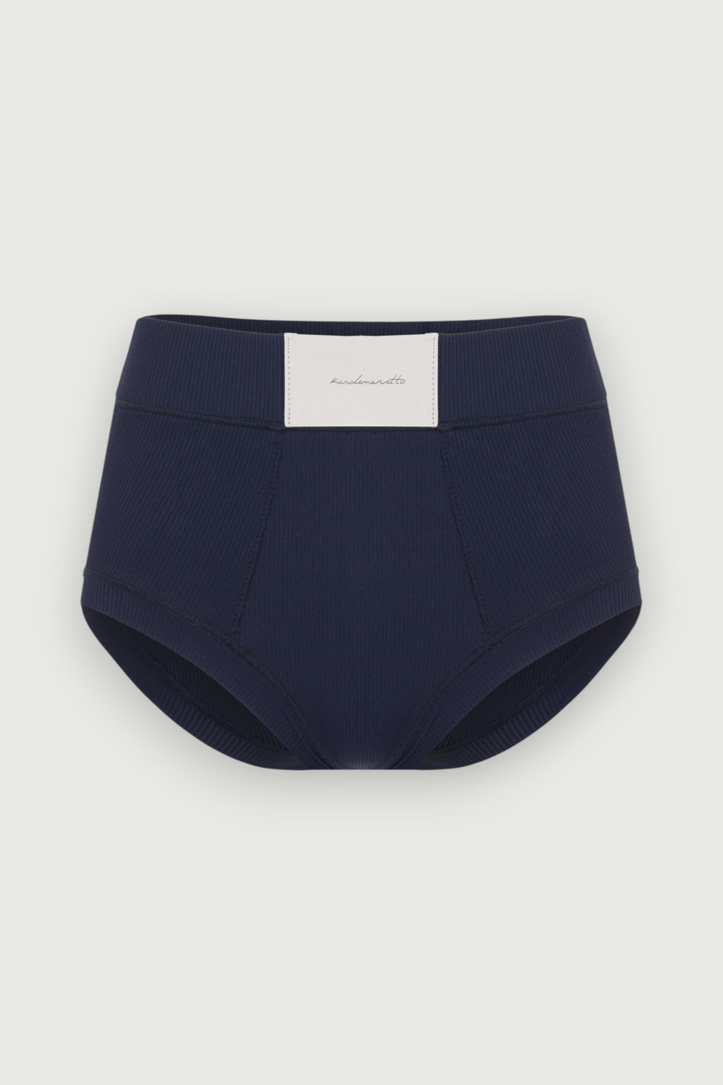 Shortinho Underwear KV Preto Karoline Vitto, vista frontal
