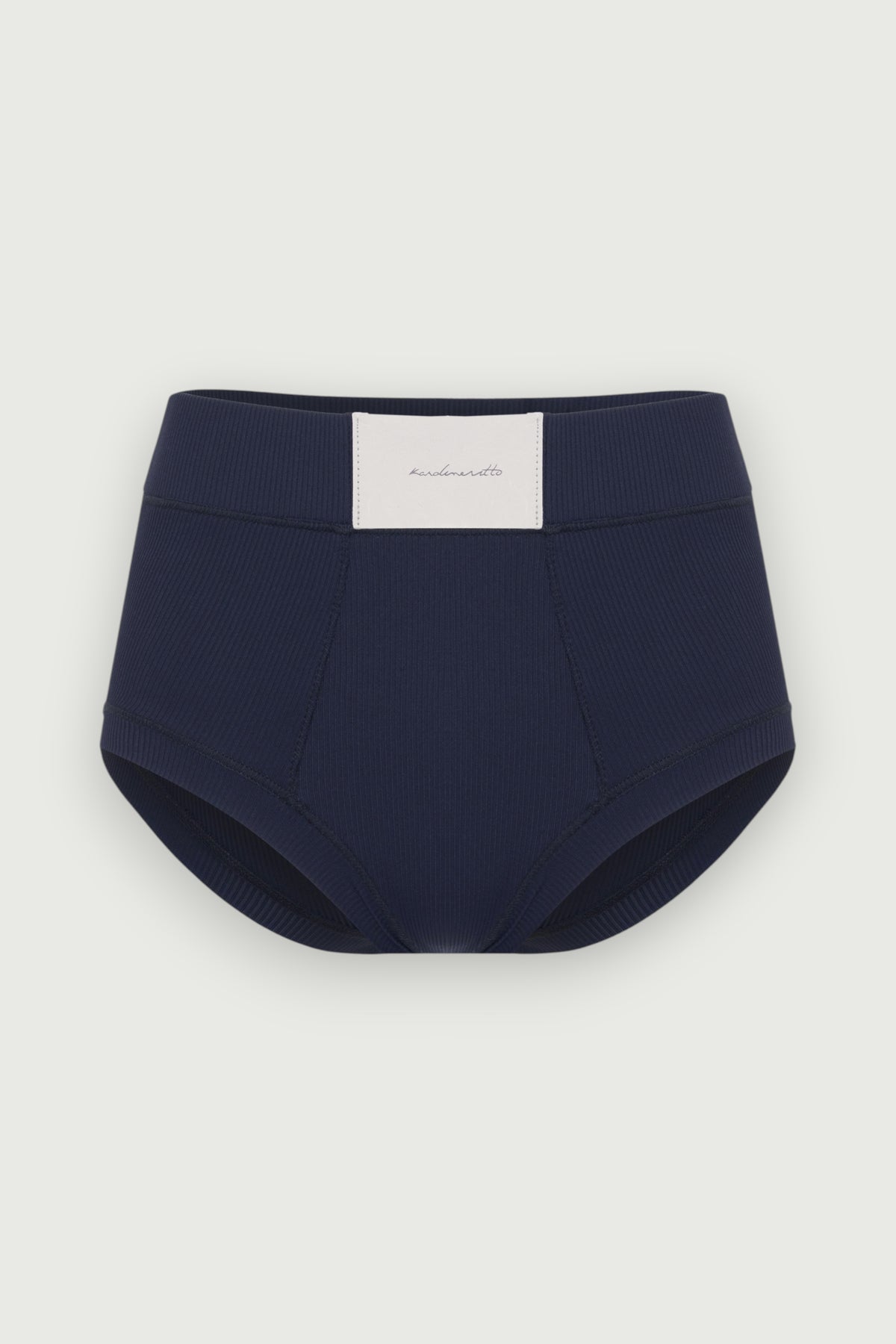 Shortinho Underwear KV Preto Karoline Vitto, vista frontal