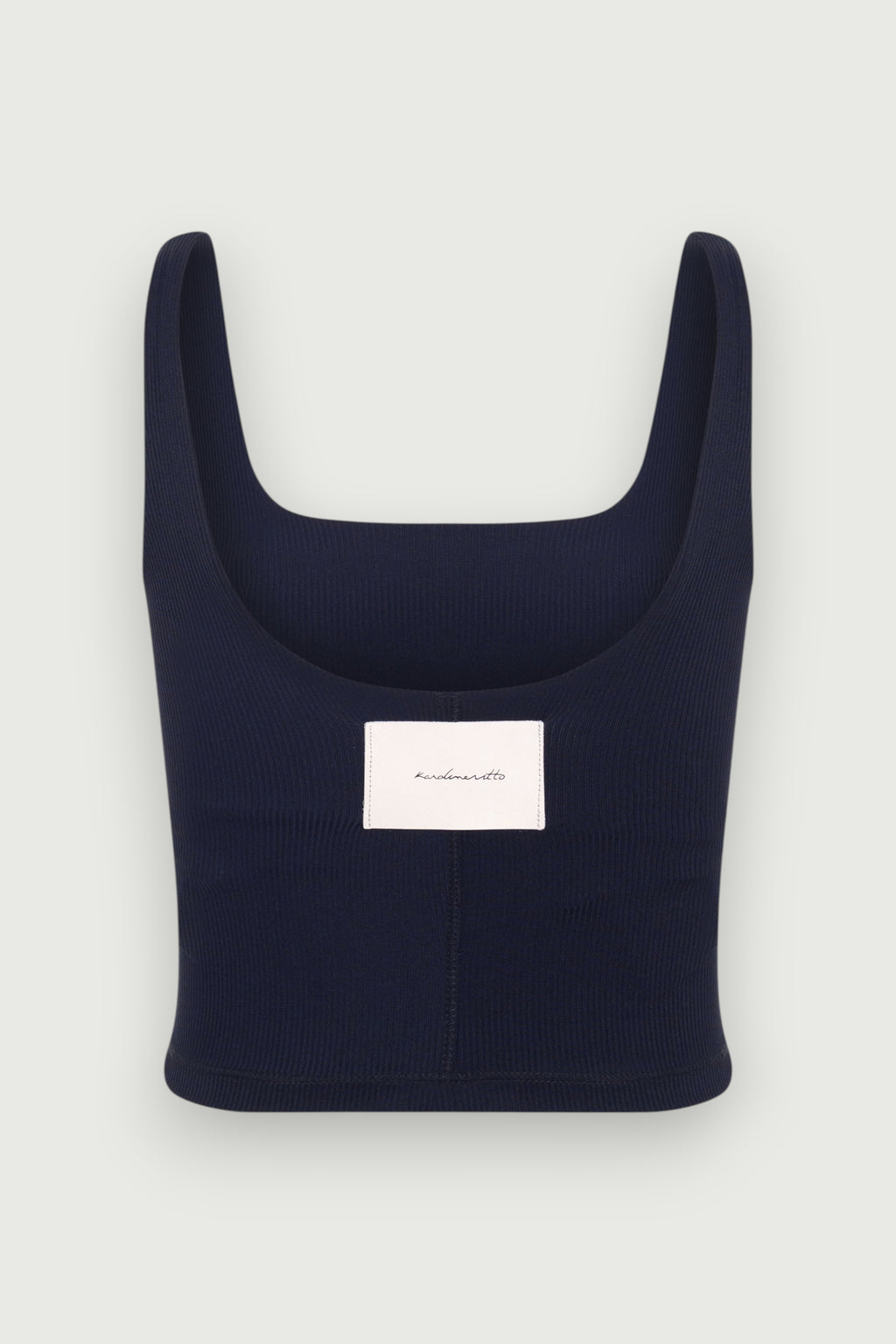 Top Underwear KV Preto Karoline Vitto, vista traseira