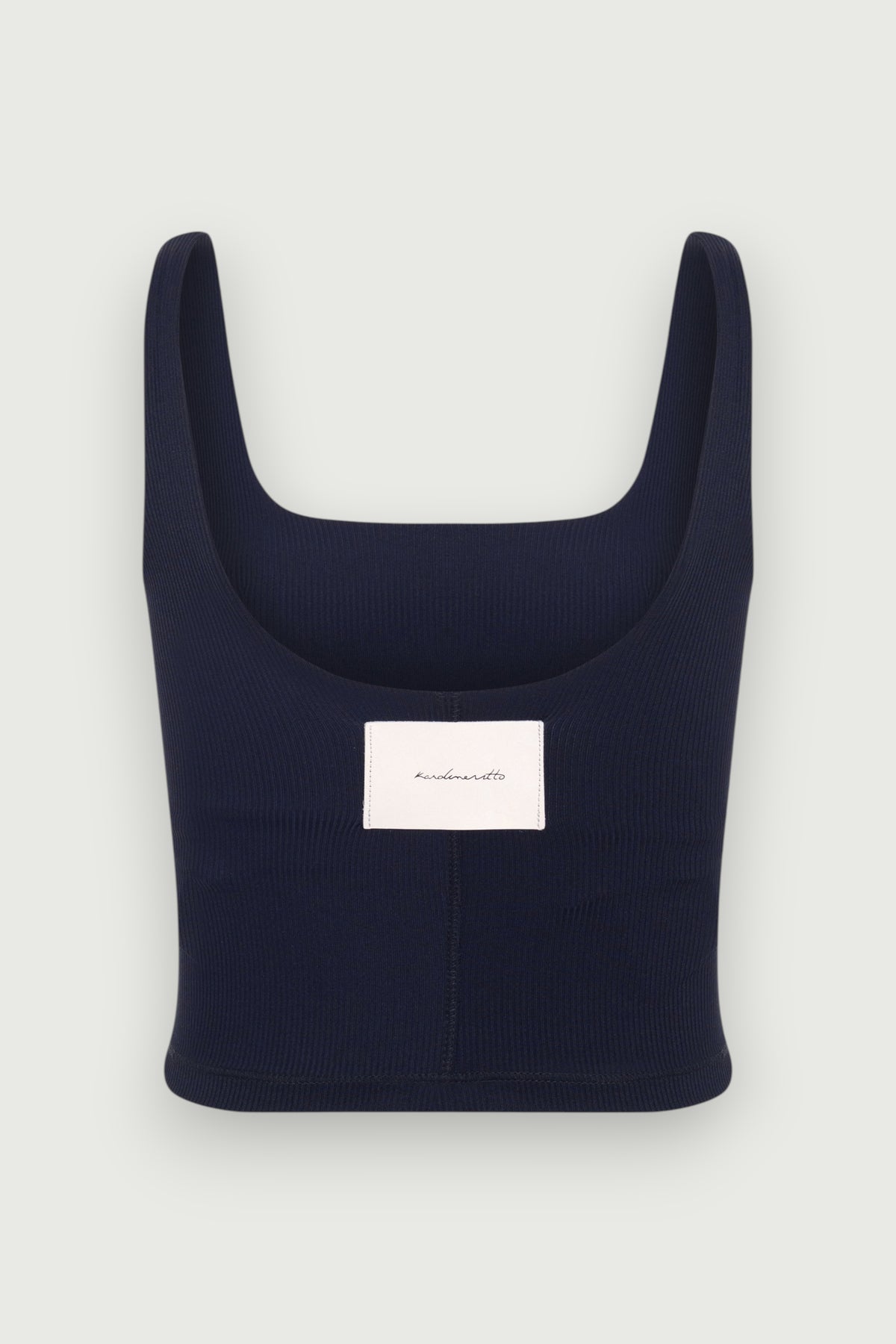 Top Underwear KV Preto Karoline Vitto, vista traseira